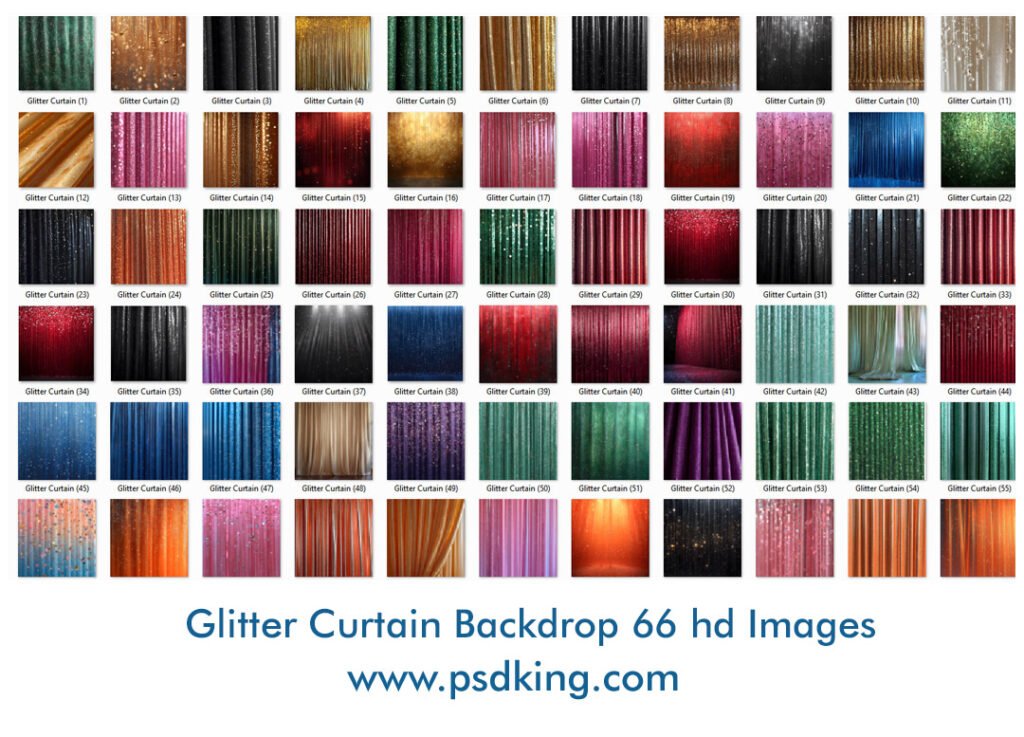 Glitter Curtain Backdrop