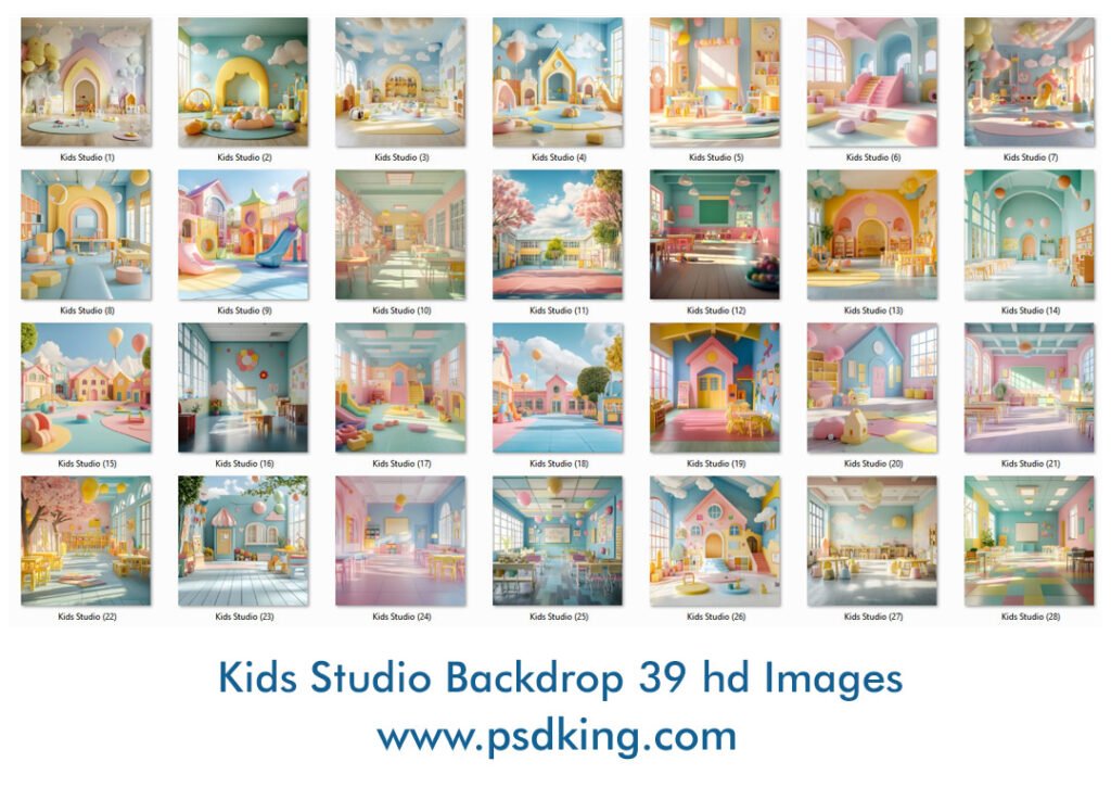 Kids Studio Backdrop