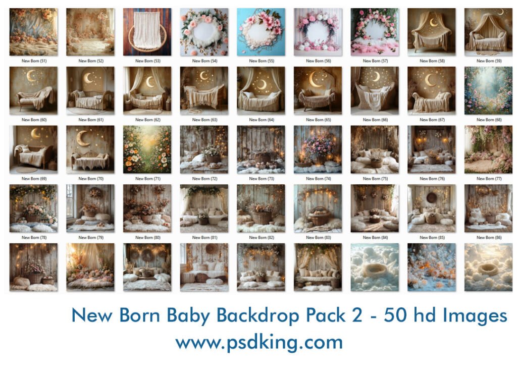 New Born Baby Backdrop
