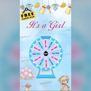 Its a Girl Baby Shower Invitation EH-411