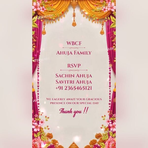 Wedding Invitation EH-393 - Image 7