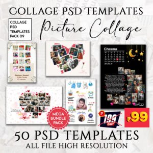 Picture Collage PSD Templates