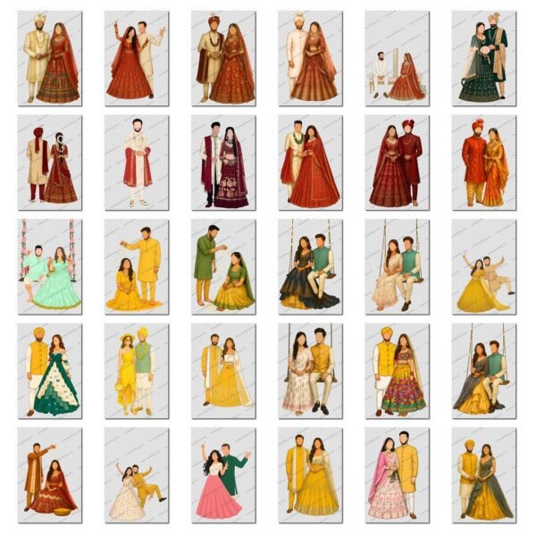 200+ Caricature PNG Files Pack - Image 3
