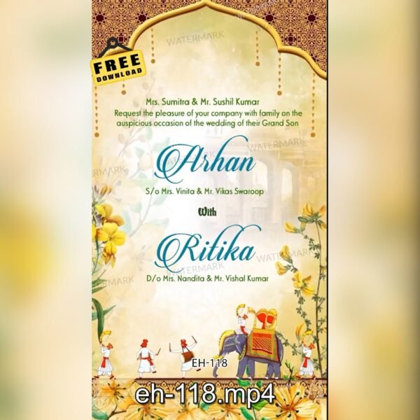 Wedding Invitation EH-118