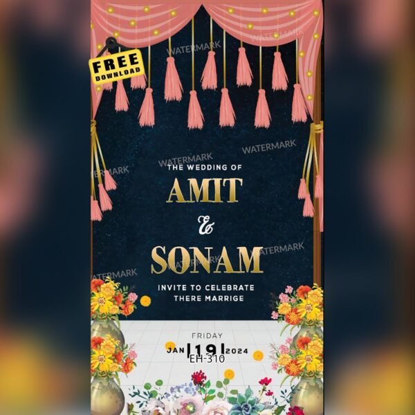 Wedding Invitation eh-310