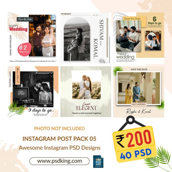 Awesome Instagram PSD templates Designs