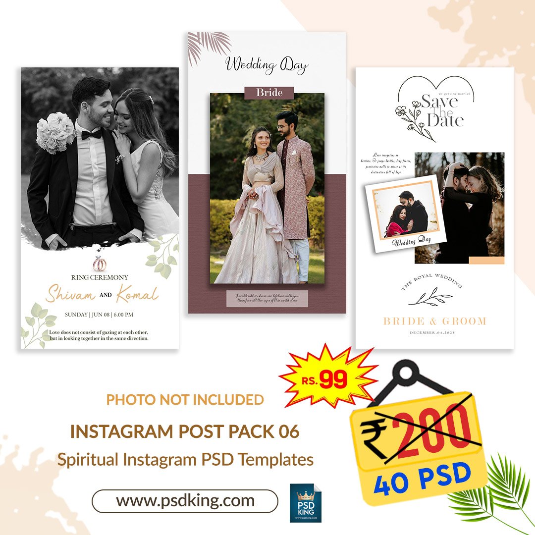 Instagram Post PSD Templates