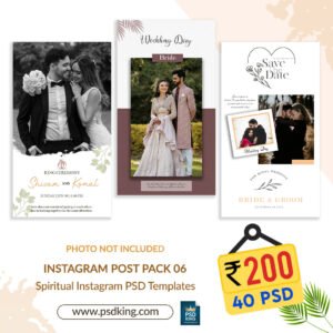 Instagram Post PSD Templates