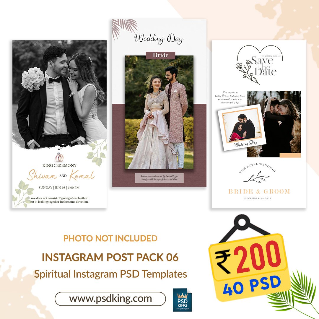 Instagram Post PSD Templates