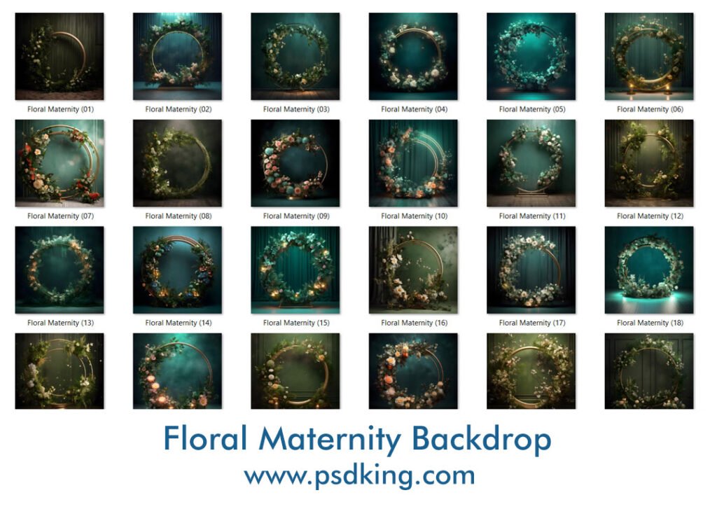 Floral Maternity Backdrop