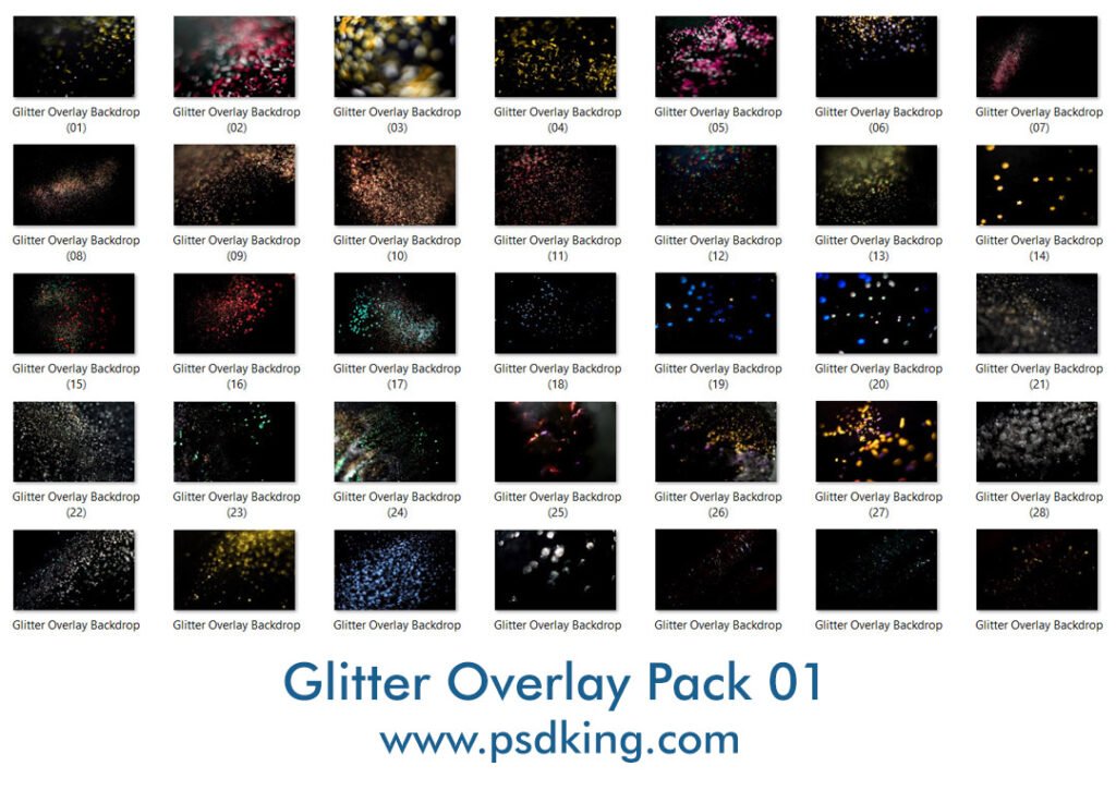 Glitter Overlay Pack 01
