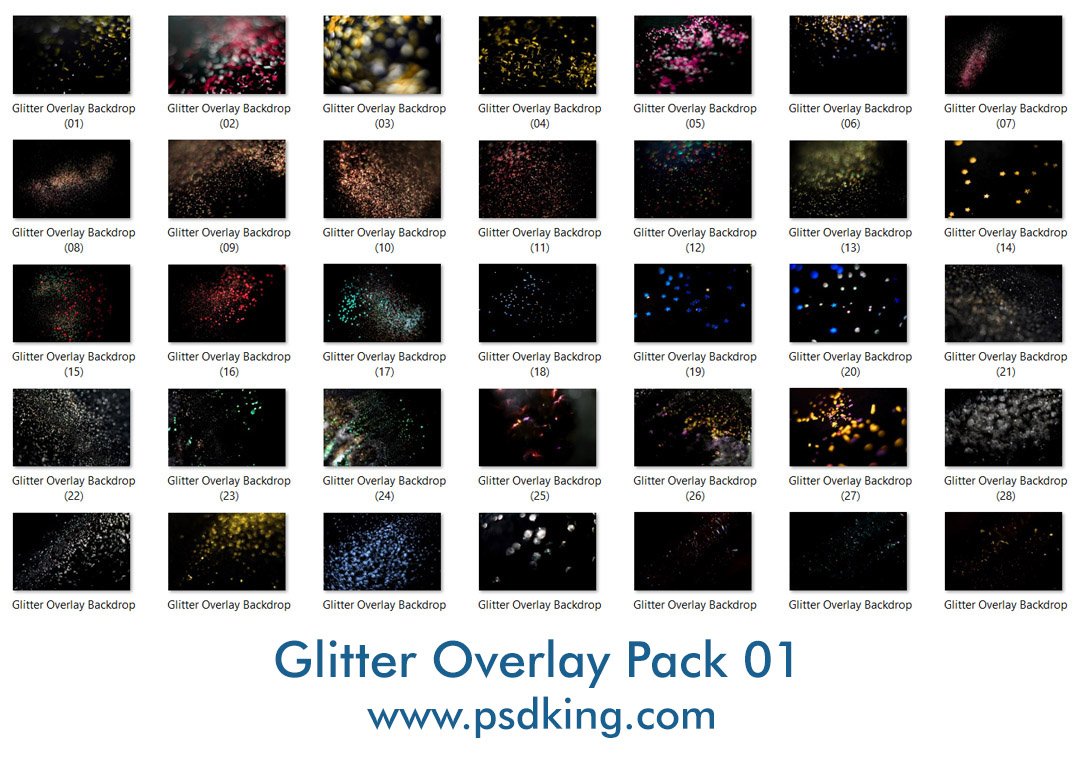 Glitter Overlay Pack 01