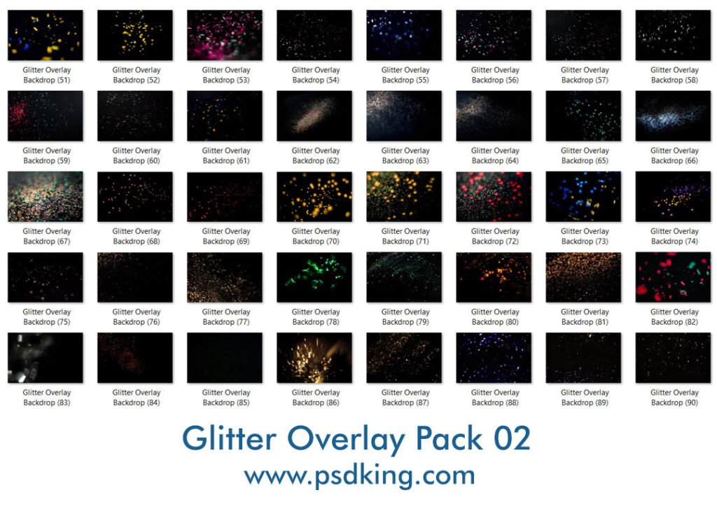Glitter Overlay Pack 02