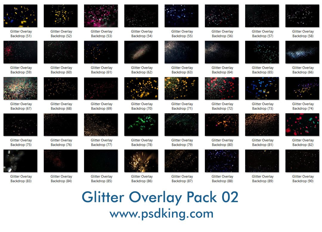 Glitter Overlay Pack 02