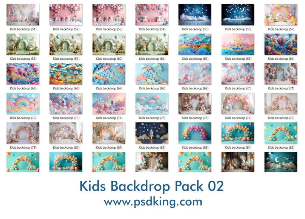 Kids Backdrop Pack 02