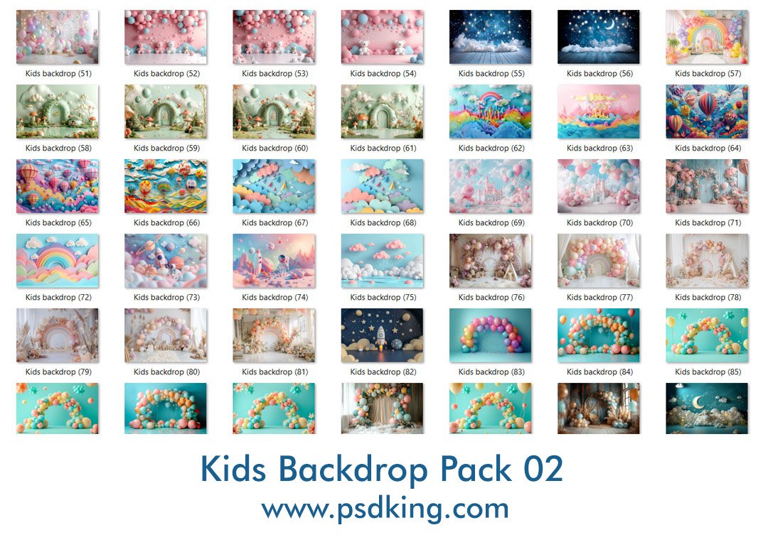 Kids Backdrop Pack 02