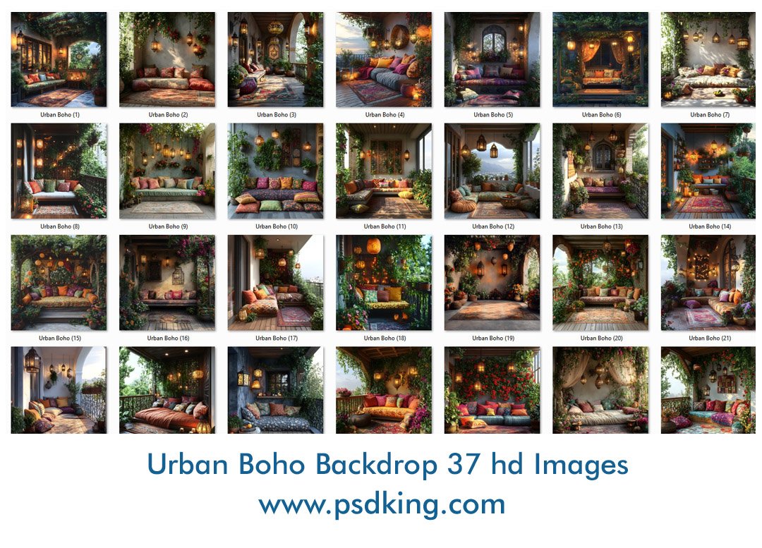 Urban Boho Backdrop