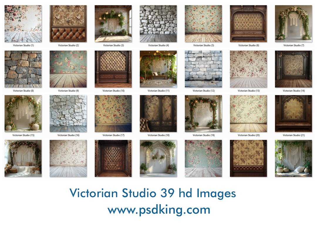 Victorian Studio Backdrop
