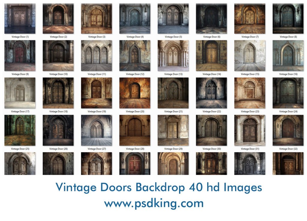 Vintage Doors Backdrop