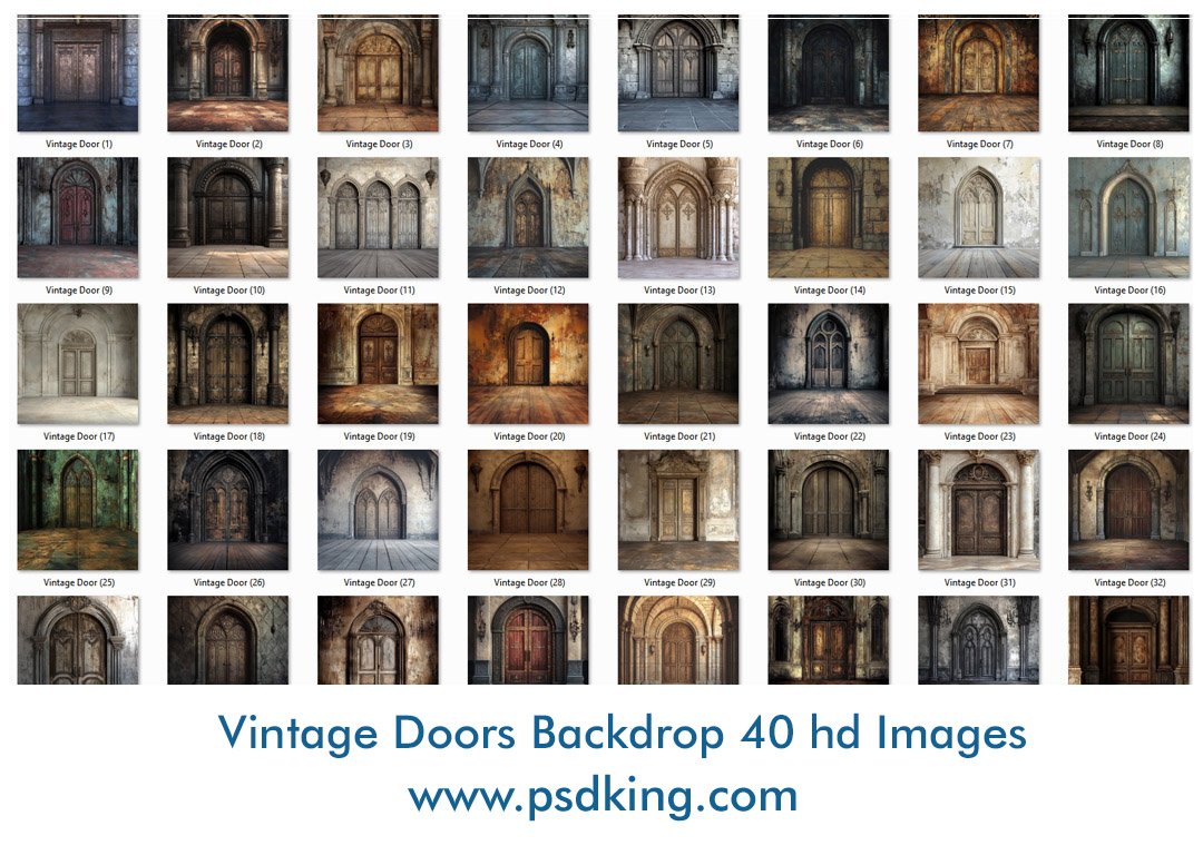 Vintage Doors Backdrop