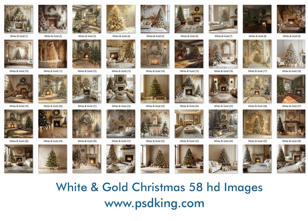 White & Gold Christmas