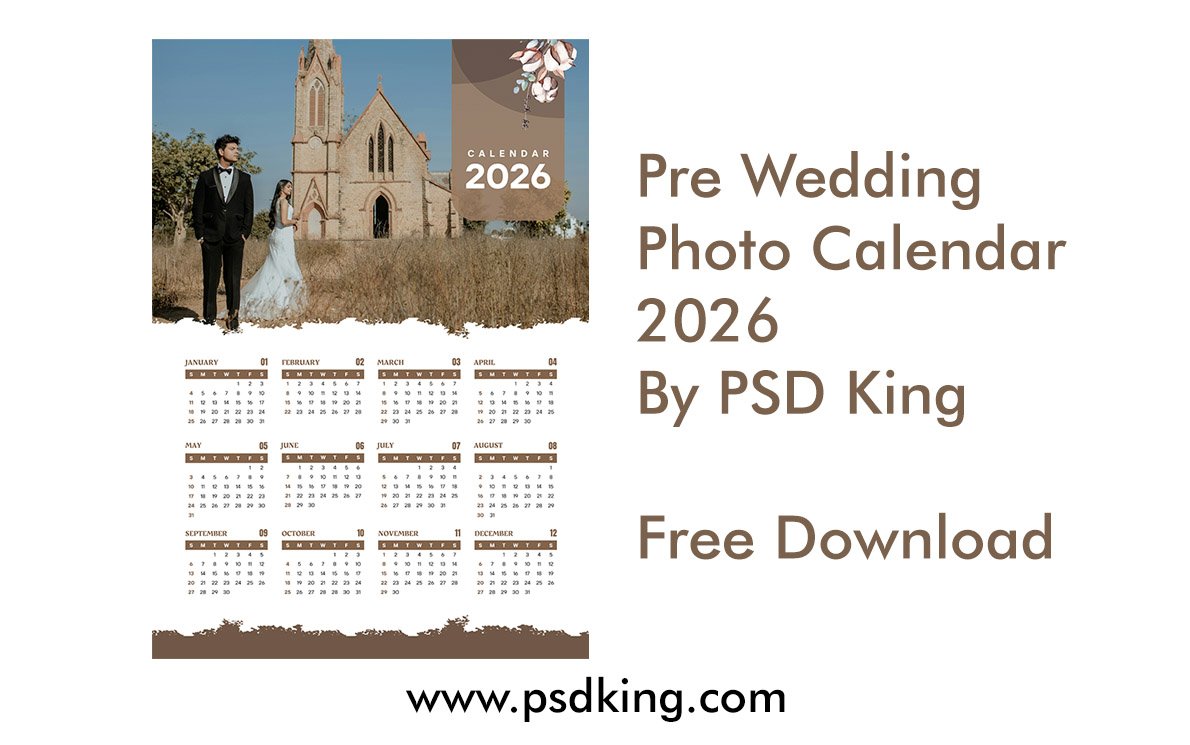 Pre Wedding photo calendar