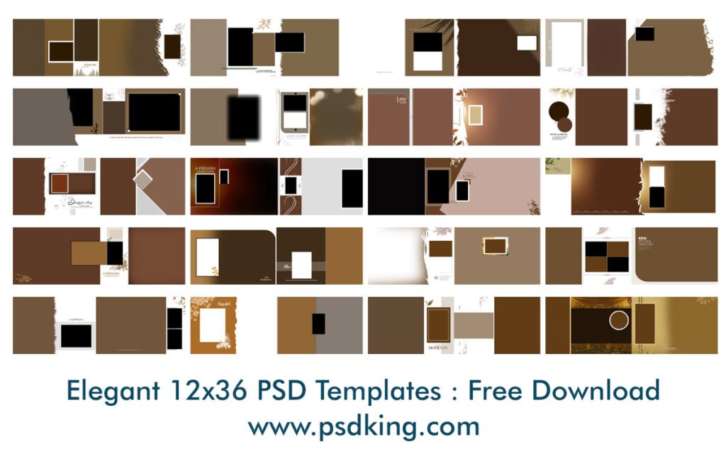 12x36 PSD Templates